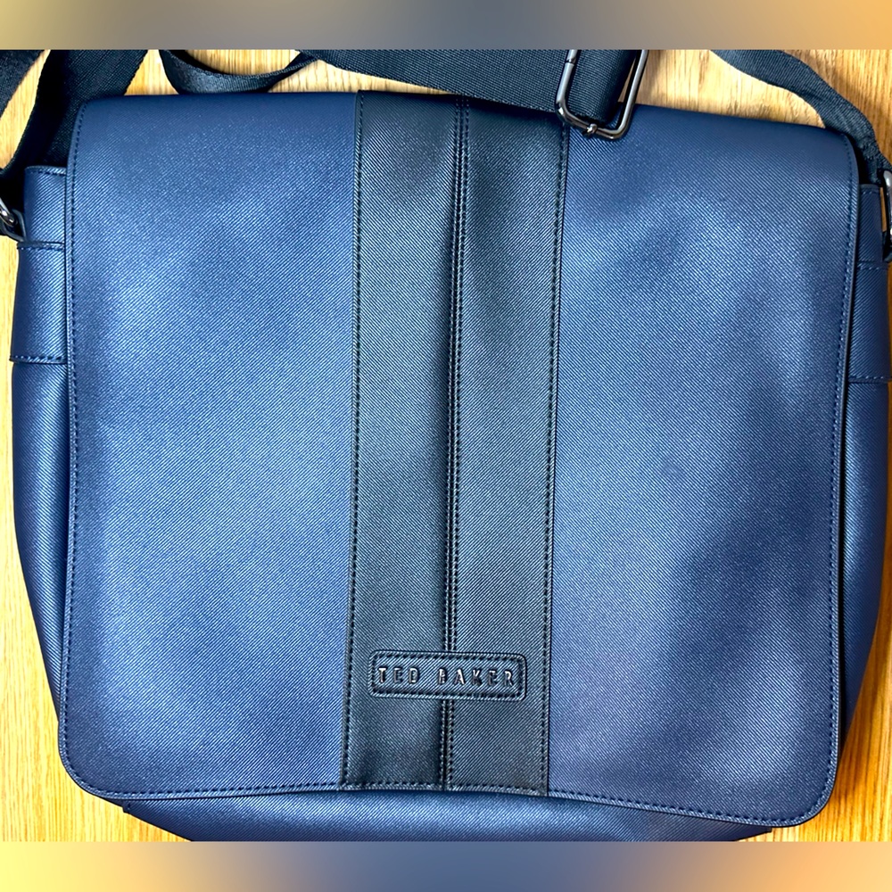Ted Baker London Laptop WorkTote Messenger Bag Nylon